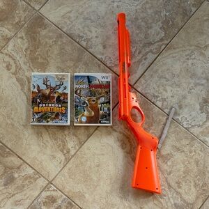 Wii outdoor games with Wii gun